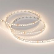 Светодиодная лента Белый теплый 2835 24V  9.6W/m 128Led/метр 038758 RT-A128-8mm 3000K  LUX