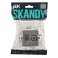 Розетка встраиваемая комбинированная IEK SKANDY SK-AK20-1-K03 SK-A14Gr TV+RJ45 кат.5E серый