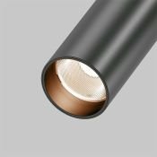 Накладной светильник  12W Белый теплый C055CL-L12B2.7K-W-B Фокус /FOCUS 220V цилиндр черный