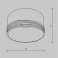 Декоративное кольцо для светильников Фокус/Focus LED 5W RingS-5-W белое