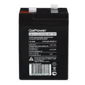 аккумулятор свинцово-кислотный 4.5 A/h 6V LA-645 GoPower аккумулятор свинцово-кислотный 4.5 A/h 6V LA-645 GoPower