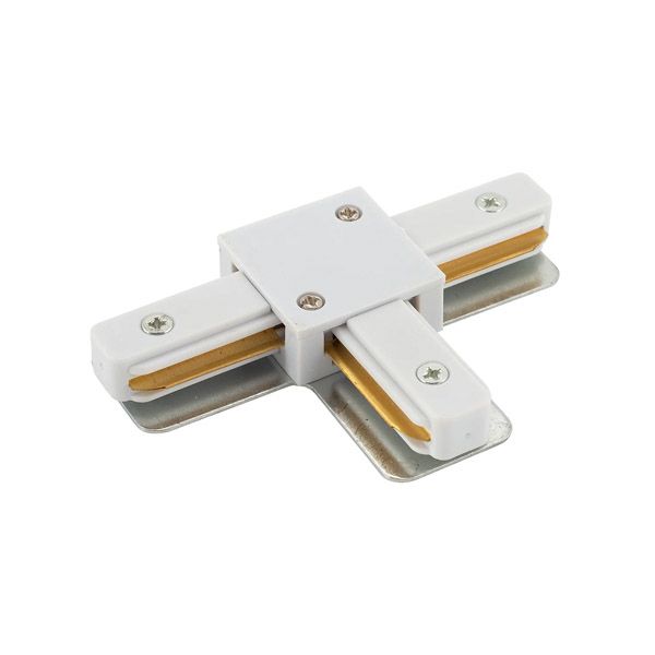 Соединитель для однофазного шинопровода SOLID Т-образный TR1103-WH встраиваемый белый
