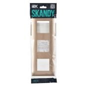 Рамка пластик 3 поста IEK SKANDY SK-M32-K98 SK-F03Sa песочный