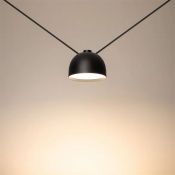 Трековый светильник   8W Белый-MIX ART-INBELT-BOWL-R140 051162 IP20 на шинопровод черный DALI