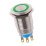 Кнопка  OFF-ON/ON-OFF 5А/250V IP67 антивандальная зеленая c фиксацией