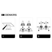 Встраиваемый светильник без лампы DENKIRS BILLUM DK3022-BK 2xGU10/GU5.3 черный прямоугольный