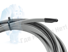 Саморегулирующийся греющий кабель  16W KNL16-1 на трубу 16W/м 220V готовый комплект 1 метр
