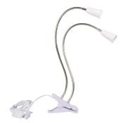 Светильник настольный для фитоламп UL-00010305 TLI-281 WHITE E27x2 PLANT белый на прищепке IP20
