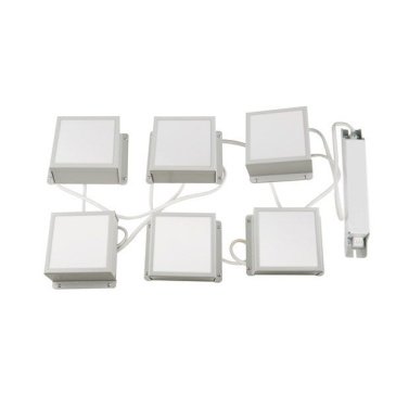 светильник  42W Белый дневной Грильято UL-00012807 ULP-0808 42W-4000К IP40 GRILYATO OPAL WHITE KIT06 квадратный встраиваемый белый (6шт)