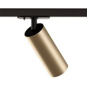 Трековый светильник однофазный  15W SOLID TUBE DK6202-BG под лампу GU10 IP20 на шинопровод золотой