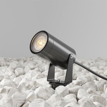светильник    20W O025FL-01B Сфера / Scope GU10х1 IP65 цилиндр черный