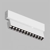 Трековый светильник однофазный   9W Белый-MIX SMART GRILL DK8006-WB IP20 на шинопровод управляемый белый