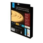 Светодиодная лента Белый теплый 2835 24V 14.4W/m 120Led/метр 00-323 термостойкая IP68