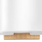 Накладной светильник -бра Lightstar без лампы 802615 NUBI LEGNO 1х40W E14 220V IP20 белый /светлое дерево