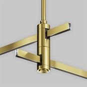Крепление потолочное Длинное / Long двойное 700мм Flarity TRA159C-D1-BS латунь