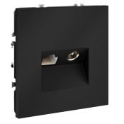 Розетка телевизионная встраиваемая VOLTUM S70 TV+RJ45 кат. 6 графит