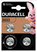 Батарейка 3V 2032 Duracell блок 4шт.