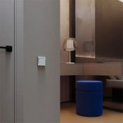 Выключатель встраиваемый VOLTUM S70 карточный 16А белый матовый