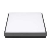светильник  25W Белый теплый 029952 LGD-AREA-S240x240 220V IP54 квадратный накладной серый