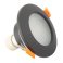 Встраиваемый светильник без лампы DENKIRS FACET DK3016-BK GU10 черный круглый IP65
