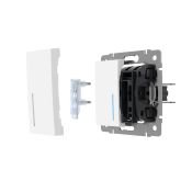 Блок LED подсветки для выключателя W8020102/a069708 голубой (10 шт)