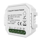 Реле-выключатель DENKIRS RL1001-SM/1 250W одноканальное Wi-Fi