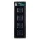 Рамка стеклянная 4 поста IEK SKANDY SK-M42-G-K02 SK-F24Bl черный