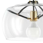 Люстра подвесная Lightstar без лампы 752010 ACQUARIO 1х40W E27 черный/золото