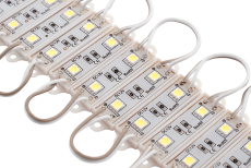 Светодиодный модуль герм. 2led Белый 5050smd 12V линейный 00-00002016 MD52-12-W-15