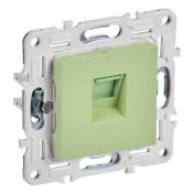 Розетка встраиваемая компьютерная IEK SKANDY SK-K10-2-K06 SK-K02G RJ45 кат.6 мятный