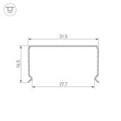 Профиль-держатель WPH-FLEX-3020-1000 гибкий 062646