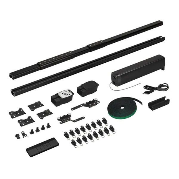 Карниз для штор с электроприводом CNK-M1-TY-RF-2M-BK длиной до 2,15м 058460 TUYA