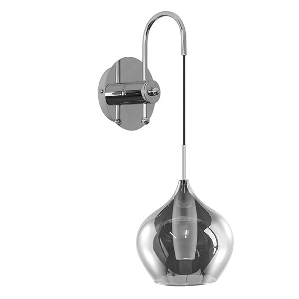 Накладной светильник -бра Lightstar без лампы 803547 PENTOLA 1х25W G9 220V IP20 хром/дымчатый