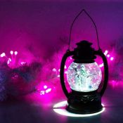 фигурка  светодиодная 4W Белый &quot;Снеговики&quot;, 501-061, 2Led, 4хААA, с эффектом снегопада, IP20