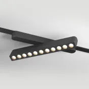 Трековый светильник  12W Белый дневной AIR GRILL DK5338-BK IP20 на магнитный шинопровод черный