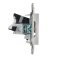 Розетка встраиваемая комбинированная IEK SKANDY SK-AK20-1-K01 SK-A14W TV+RJ45 кат.5E арктический белый