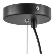 Люстра подвесная Lightstar без лампы 752010 ACQUARIO 1х40W E27 черный/золото