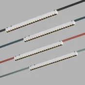 Трековый светильник  24W Белый теплый BELTY GRILL DK5573-WB IP20 на шинопровод белый/черный