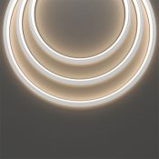 Гибкий неон   50W Белый теплый 432016 16x16 24V IP67 3000K