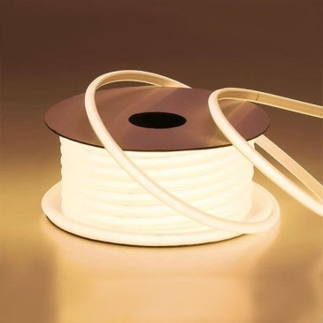 Светодиодная лента Белый теплый COB 220V 13W/m 480Led/метр герм трубка 046371 SWG-COB480-13-WW-65 3000K IP65 50м