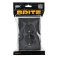Штепсельная розетка встраиваемая двойная IEK BRITE 16А BR-R27-16-K53-F РСПл12-3-БрГ с з/к без з/ш в сборе плоская графит