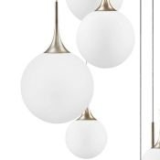 Люстра подвесная Lightstar без лампы 813093 GLOBO 9х40W E14 белый/iшампань