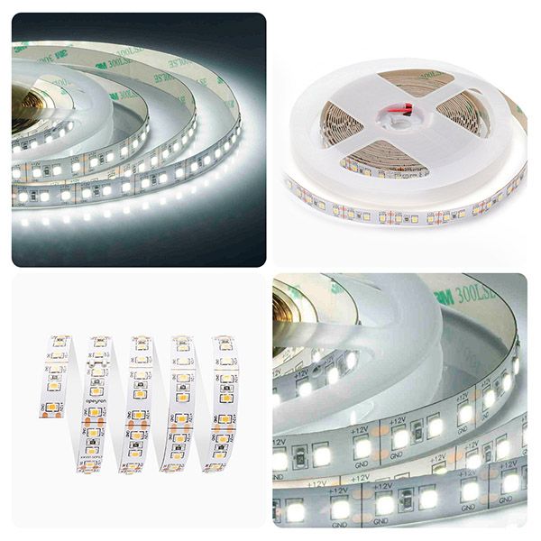 Светодиодная лента Белый 2835 12V 12W/m 120Led/метр 00-119 Стандарт 10мм IP20 Светодиодная лента Белый 2835 12V 12W/m 120Led/метр 00-119 Стандарт 10мм IP20