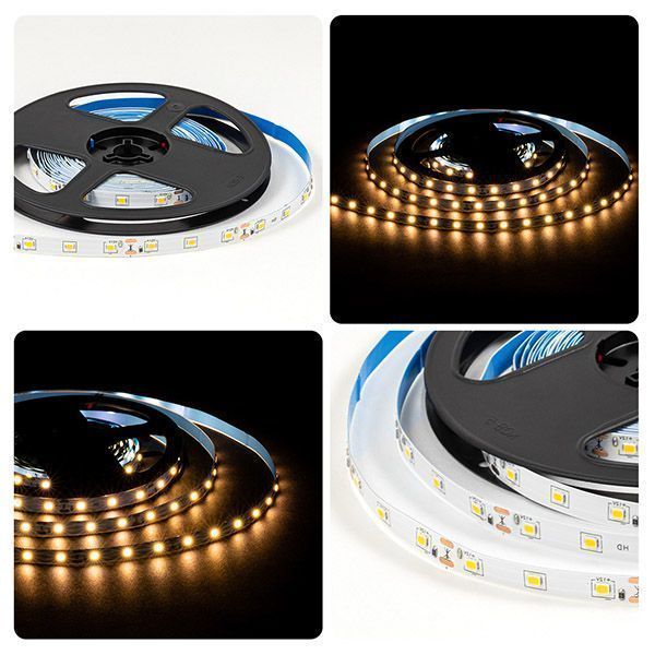 Светодиодная лента Белый теплый 2835 12V  4.8W/m 60Led/метр LSE-246 Эконом 8мм IP20 Светодиодная лента Белый теплый 2835 12V  4.8W/m 60Led/метр LSE-246 Эконом 8мм IP20