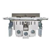 Штепсельная розетка встраиваемая IEK SKANDY 16А SK-R11-16-K37 SK-R05Sh с з/к без з/ш шампань