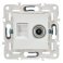 Розетка встраиваемая комбинированная IEK SKANDY SK-AK20-1-K01 SK-A14W TV+RJ45 кат.5E арктический белый