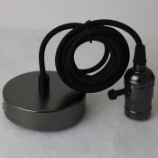 подвес Vintage 056-717 SUN-LUMEN 158/ E27 MAT BLACK черный провод подвес Vintage 056-717 SUN-LUMEN 158/ E27 MAT BLACK черный провод