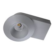 Накладной светильник  15W Белый теплый 051319 ORBE LED 220V поворотный круглый серый