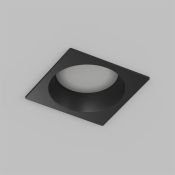 Встраиваемый светильник без лампы DENKIRS DEEP DK3104-BK GU5.3 черный квадратный IP65