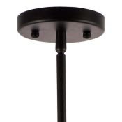 Люстра подвесная Lightstar без лампы 732417 GABBIA 1х40W E27 черный матовый